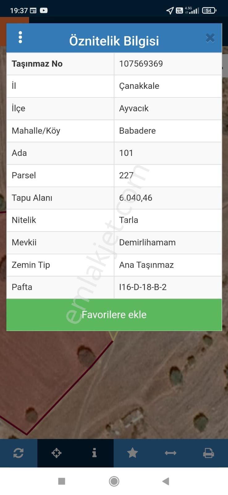 Olcaysu'dan Muhteşem Manzaralı Şok Fiyata 6040m2 Kelepir Tarla - Görsel 2