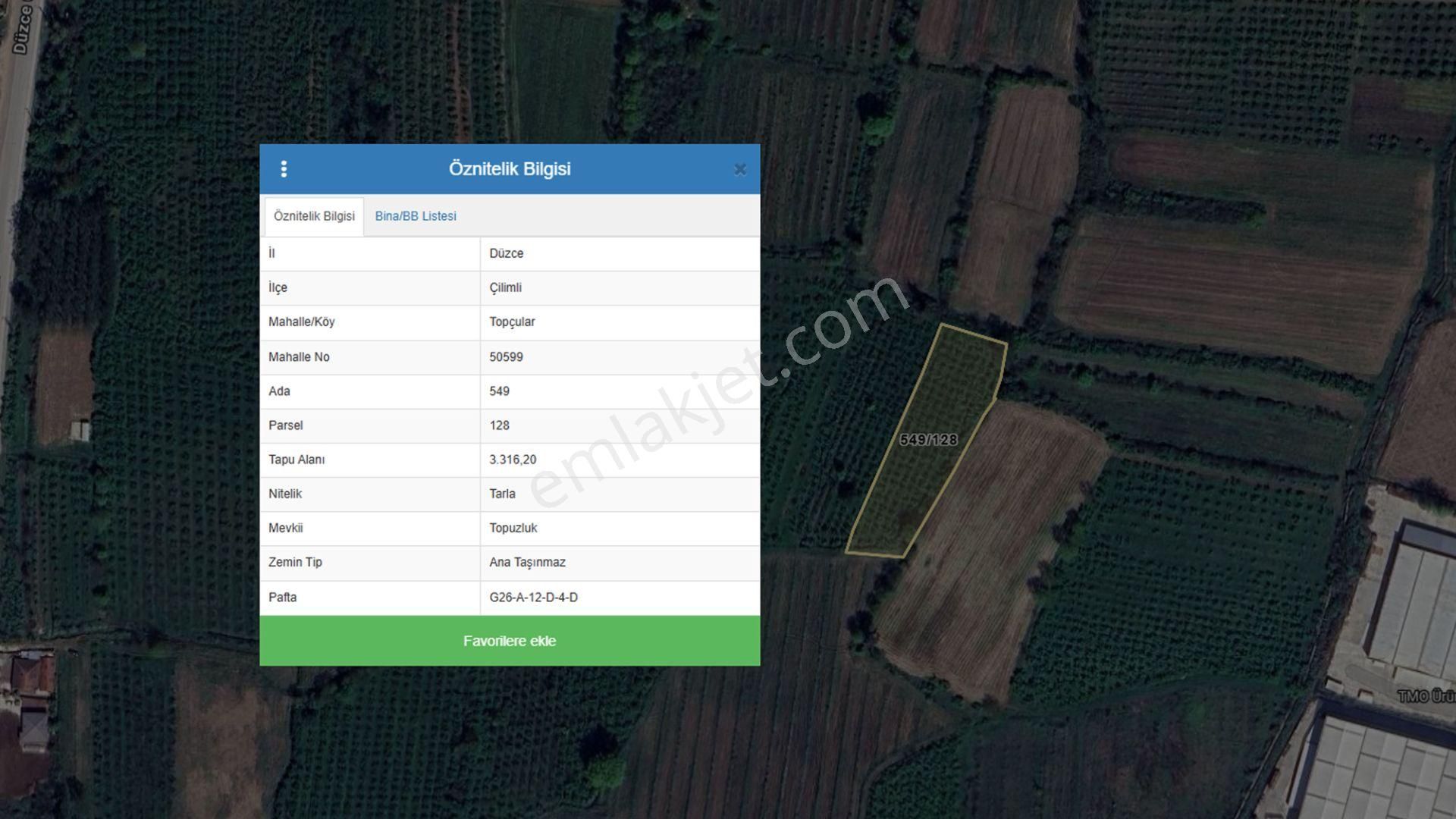 Çilimli Topçular Mh.de Ticari + Konut İmarlı 3.316 M2 Arsa - Görsel 11