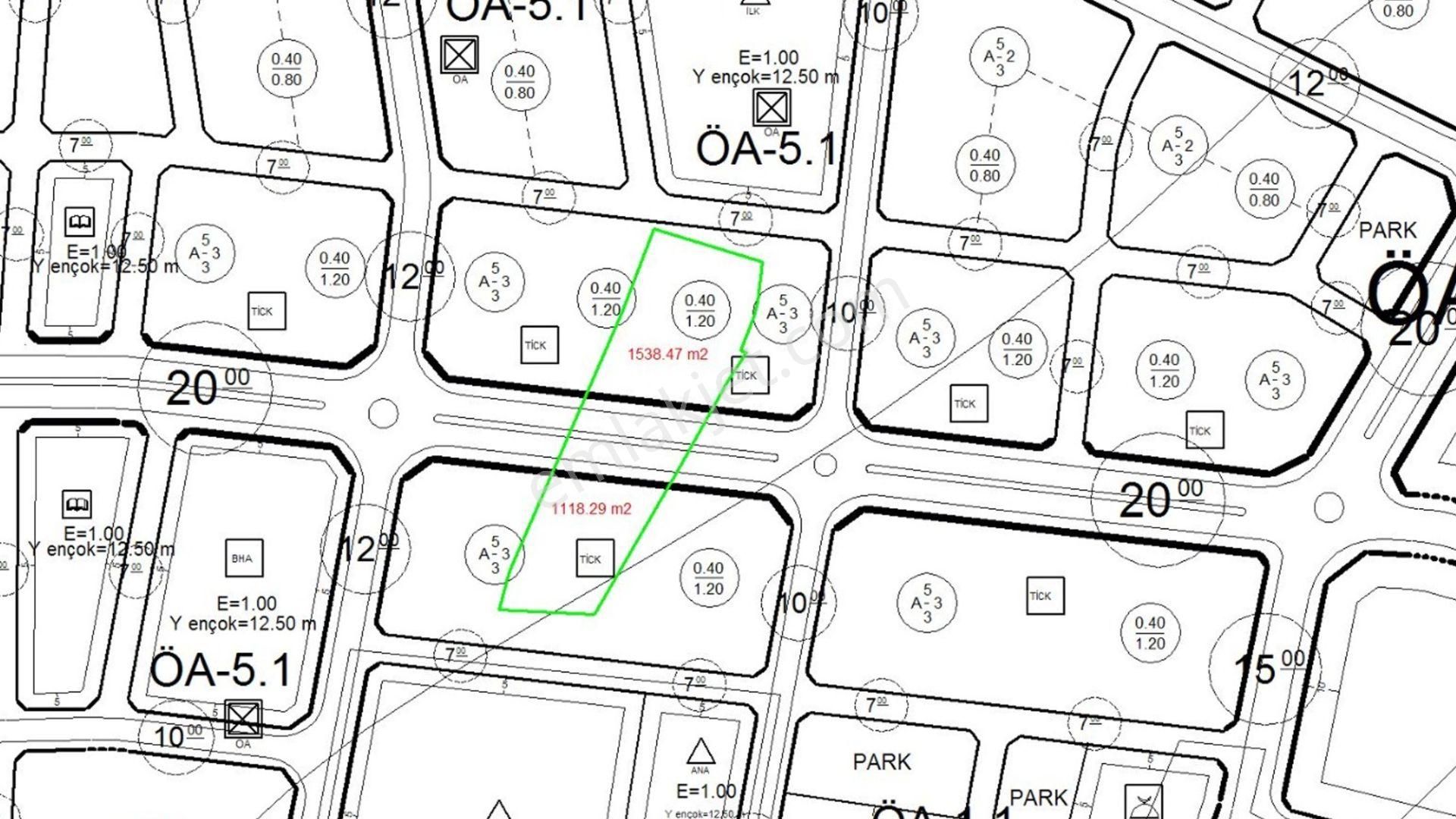 Çilimli Topçular Mh.de Ticari + Konut İmarlı 3.316 M2 Arsa - Görsel 12