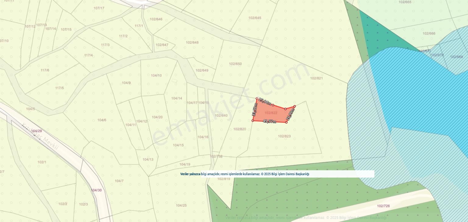 Kocaeli Karamürsel Çamdibi Uygun Fiyatlı 1365 M² Satılık Tarla - Görsel 9