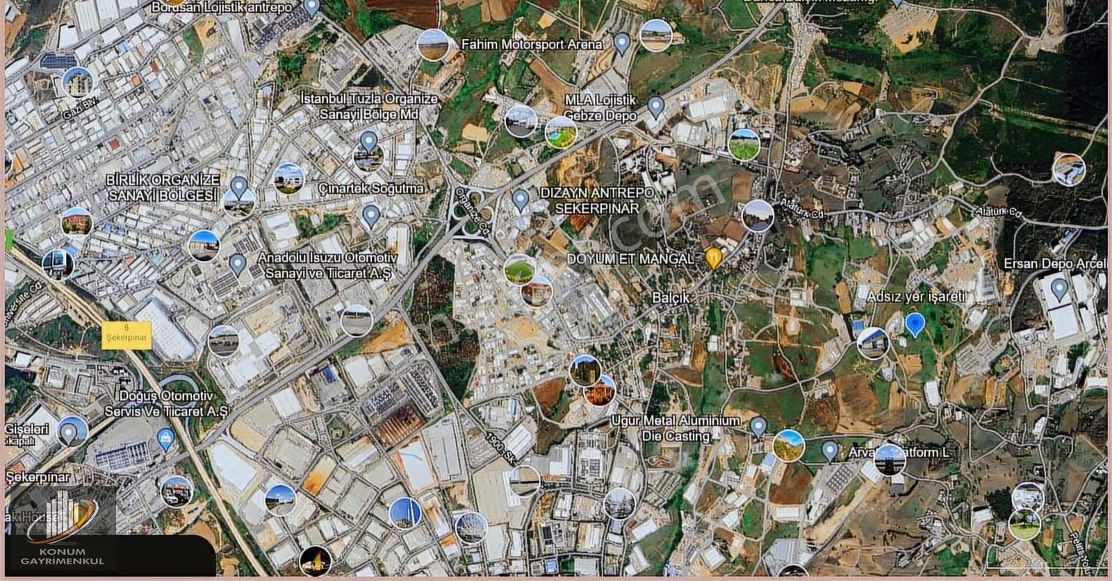 Balçıkta Satılık 0,80 Sanyi İmarlı 5.500 M2 Arsa