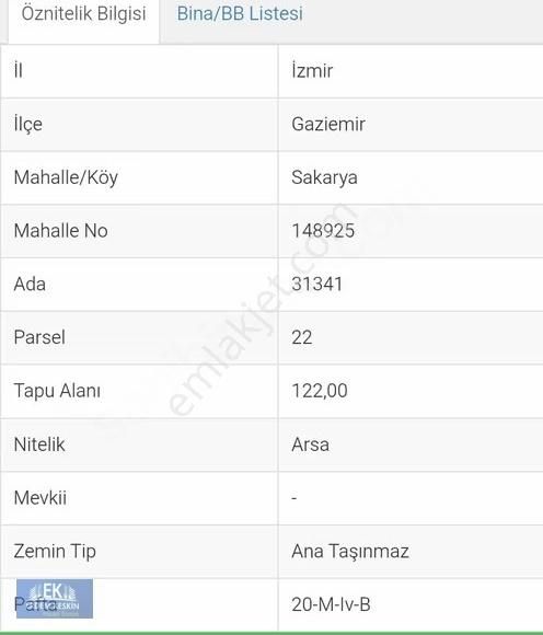 Gaziemir Aktepe-emrezde Yatırımlık Kupon Arsa - Görsel 2