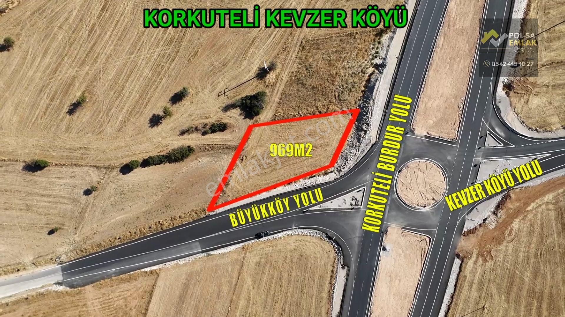 ✅korkuteli✅kevzer Köy✅satılık 969m2 Tarla✅duble Yola Cephe - Görsel 10