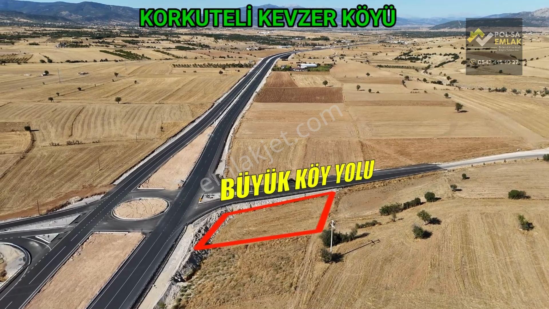 ✅korkuteli✅kevzer Köy✅satılık 969m2 Tarla✅duble Yola Cephe - Görsel 5