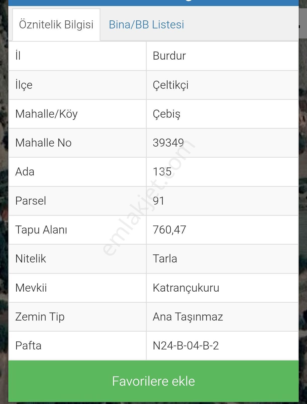 🌿 Burdur Çeltikçi Çebiş Köyü’nde Doğanın Kalbinde Fırsat Tarla! 🌿 - Görsel 3