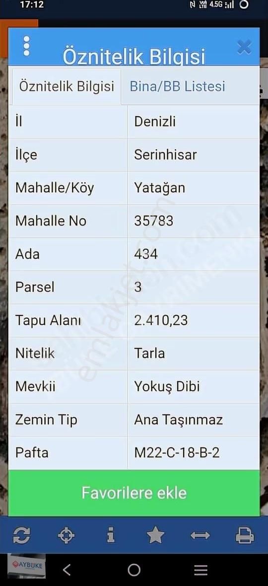 Yatağan Yokuş Başında Kefe Yolunda Fırsat Bademlik