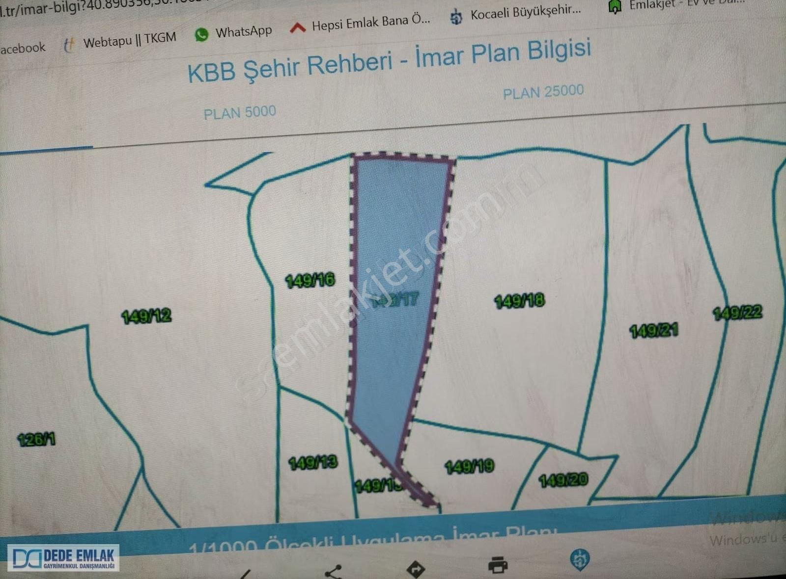 İzmit Ambarcı Köyü Yatırımlık Tarla - Görsel 2