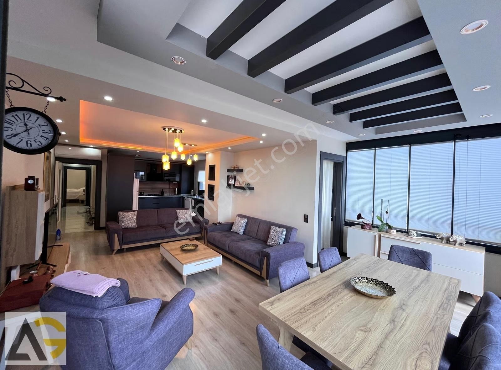 Auradan Mezitli Yaşardoğu Caddesinde Eşyalı Satılık 4+1 Daire - Görsel 24