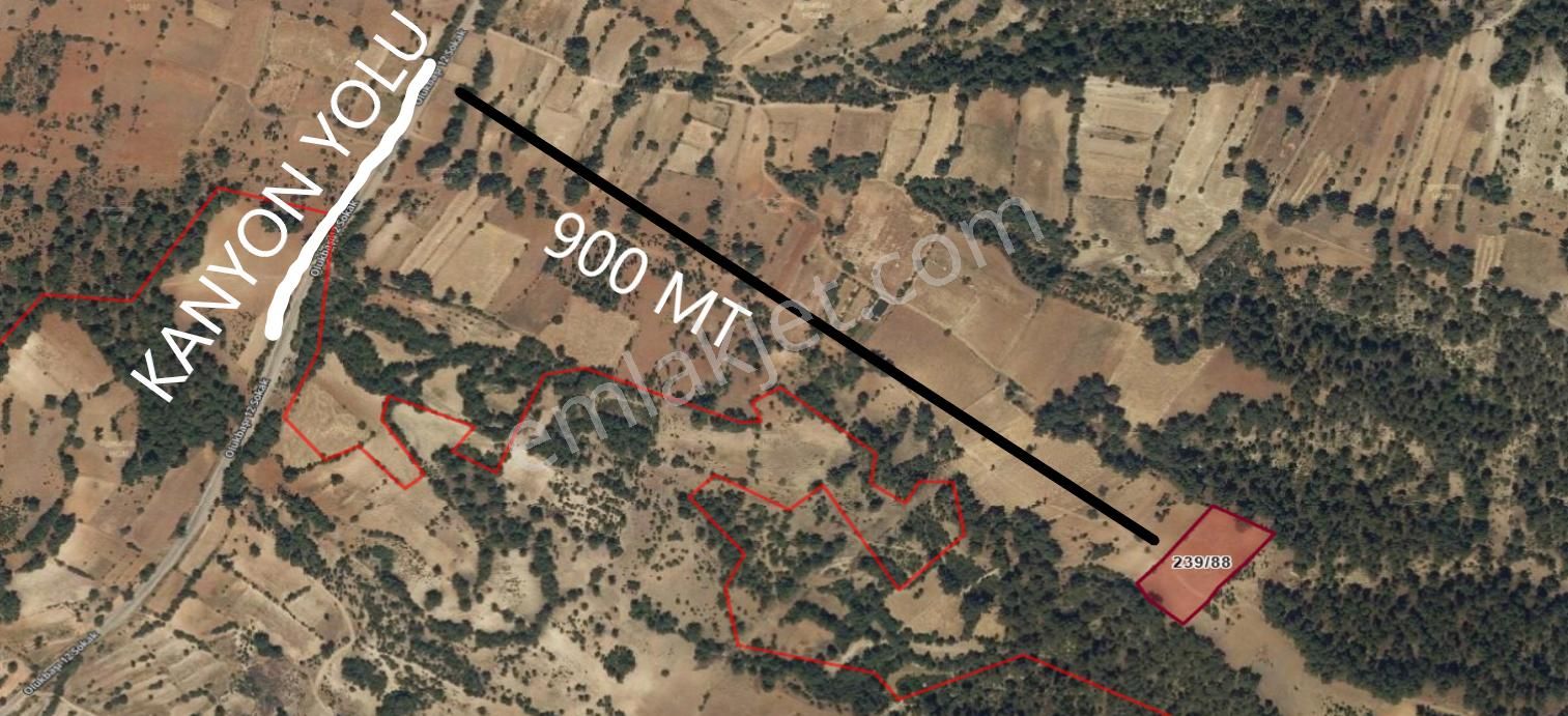 Acil Satılık Tarla. Acıpayam Güney Mh. 4.852 M² Tarla Pazarlıklı - Görsel 2