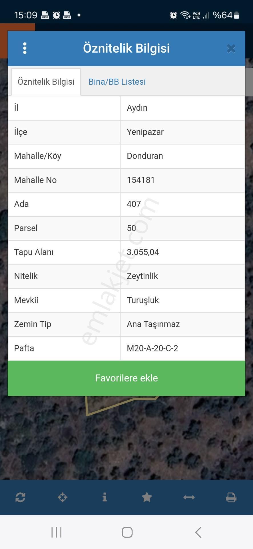 Aydın Nazilli Yöntem Emlaktan Yenipazar Donduran Mahallesinde Satılık Zeytinlik - Görsel 2