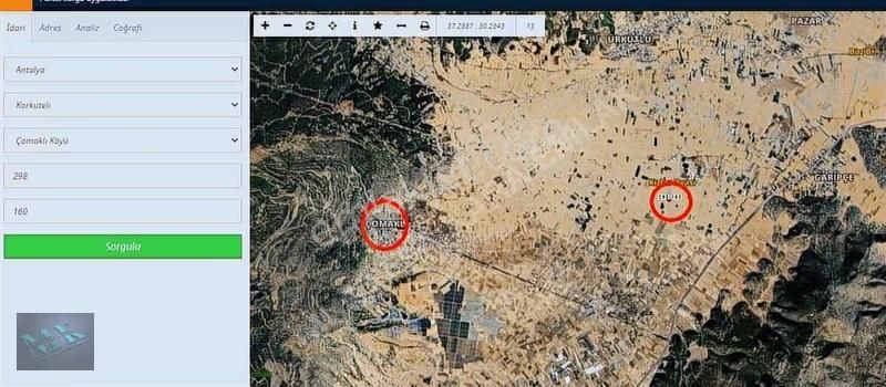 Mustafa Kara Dan Korkuteli Çomaklı Da Satılık Parseller 3 Adet - Görsel 5