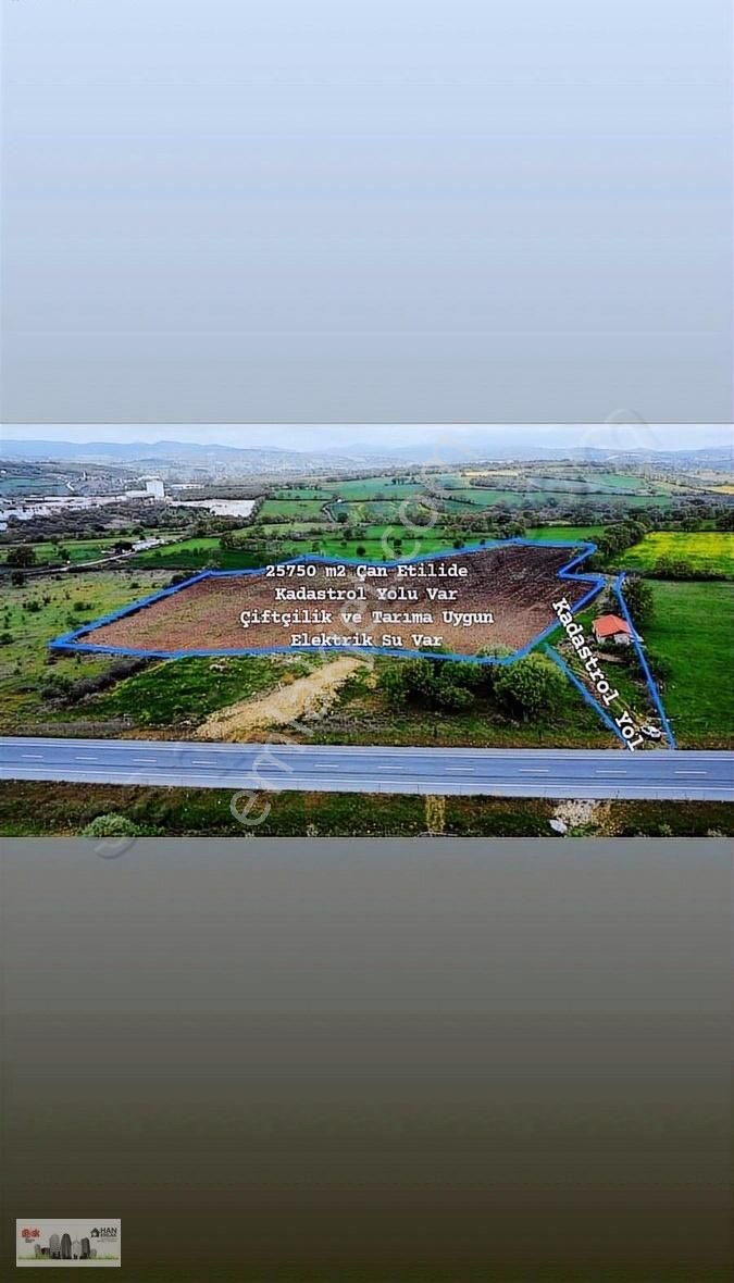 Han Emlak'tan 25750 M2 Çan Etili Anayol Üstü Satılık Tarla - Görsel 13