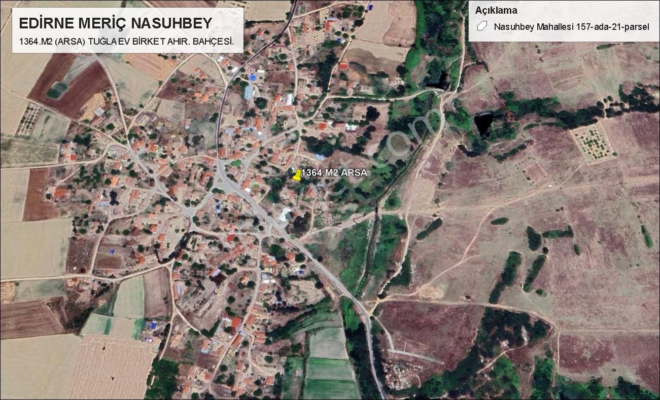 Satılık 3+1 Köy Evi + 1.364 M² Arsa — Edirne /meriç / Nasuhbey Köyü - Görsel 13