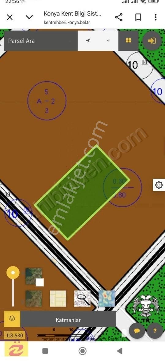 Meram Çarıklarda Müstakil İmarlı Arsa - Görsel 3