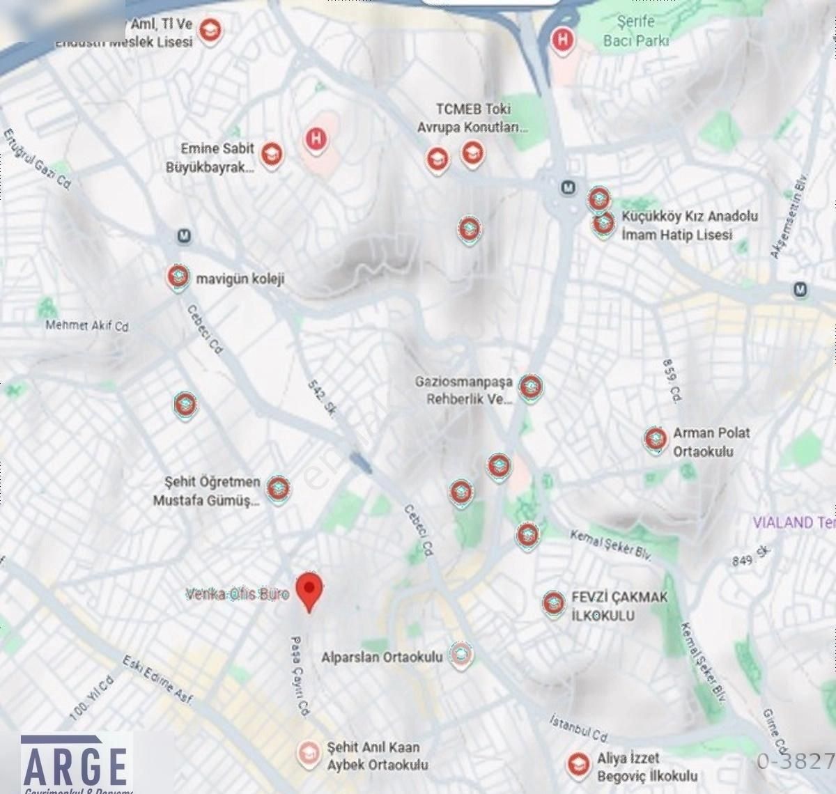 Küçükköy Meydana Yakın 2+1 Satılık Takaslı Bahçe Katı