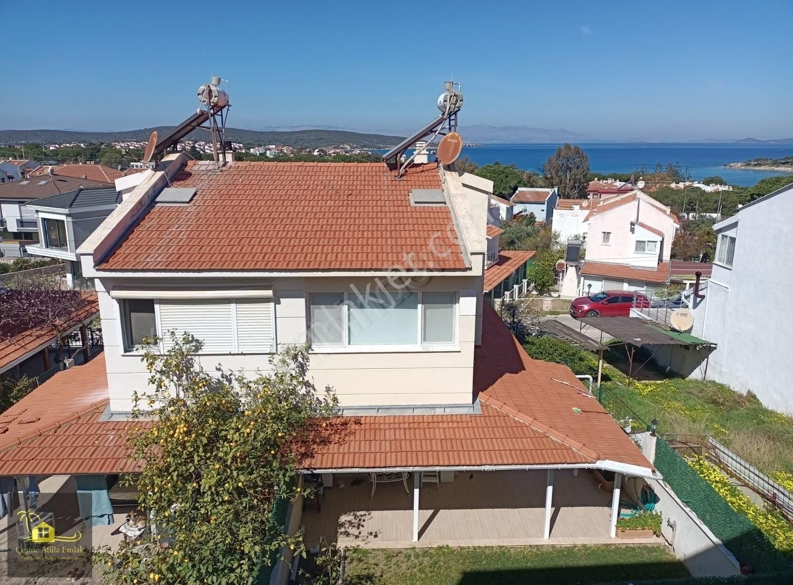 Çeşme Şifne Yalı Bölgesinde Deniz Ve Doğa Manzaralı 5+1 Atilla - Görsel 21