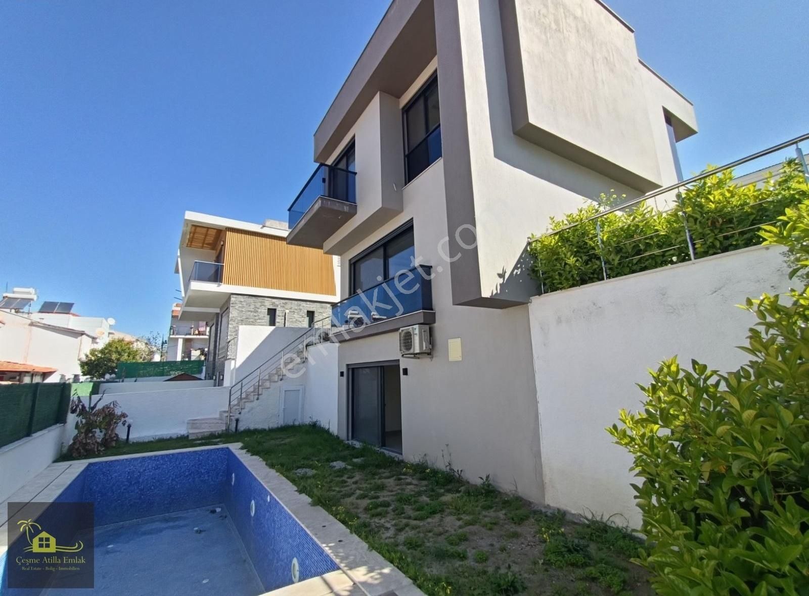 Çeşme Şifne Yalı Bölgesinde Deniz Ve Doğa Manzaralı 5+1 Atilla - Görsel 8