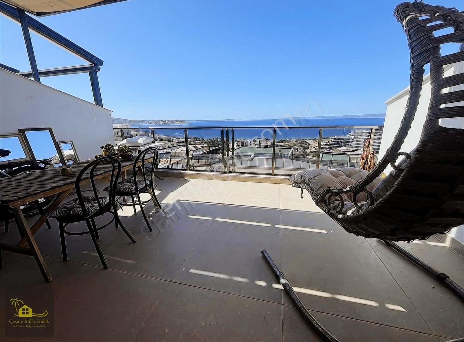 Çeşme Ayasaranda Terrace Park'ta Satılık Teraslı 1+1 Ful Deniz - Görsel 13