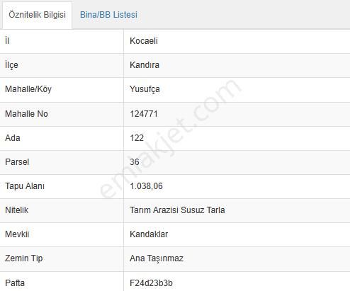 Kandıra Yusufça 122 Ada 36 Parsel Arsamız Satılıktır.​ - Görsel 15