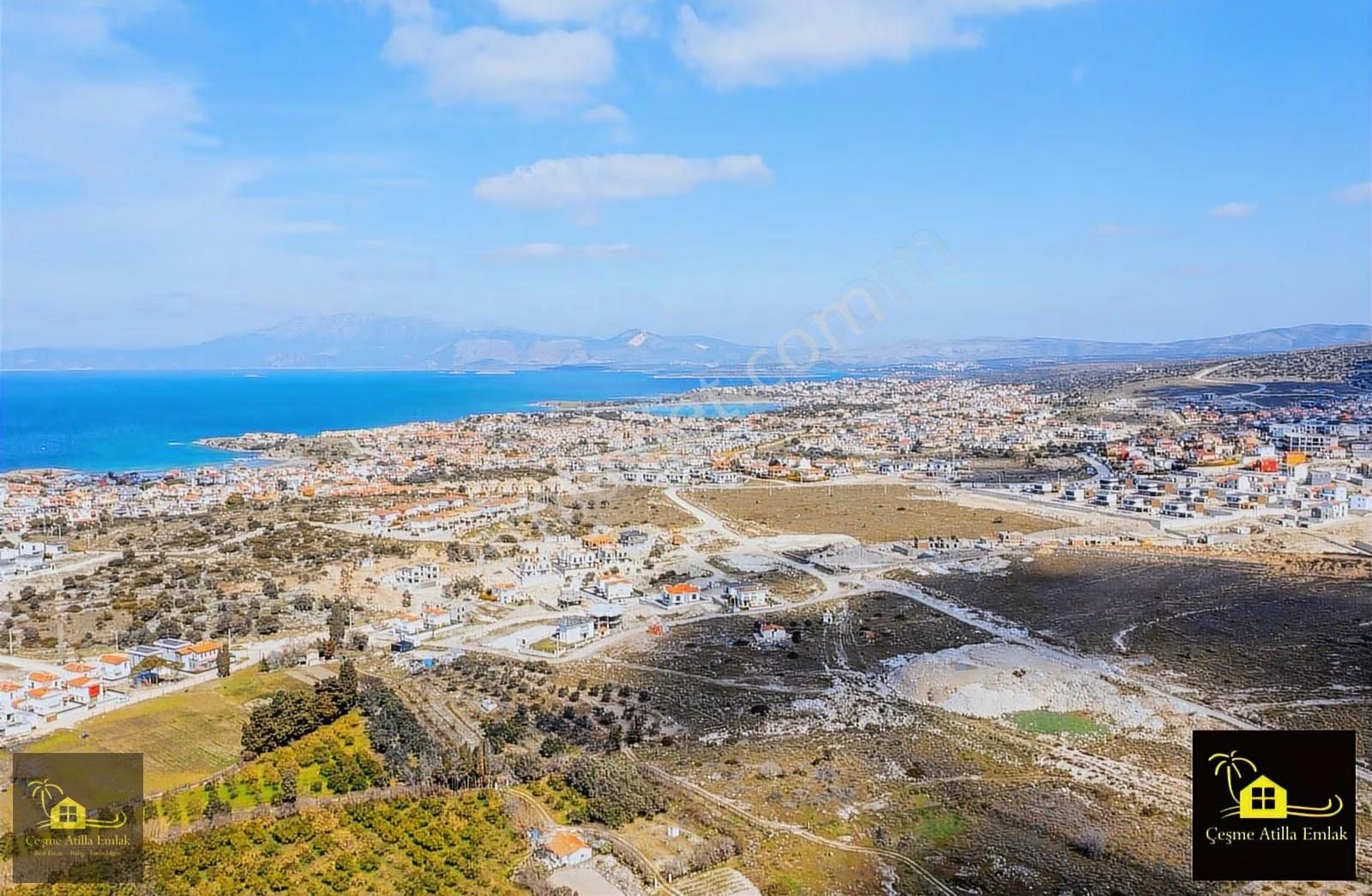 Çeşme Şifne Reisdere'de Satılık 800m2 İkiz Konut İmarlı Arsa - Görsel 3