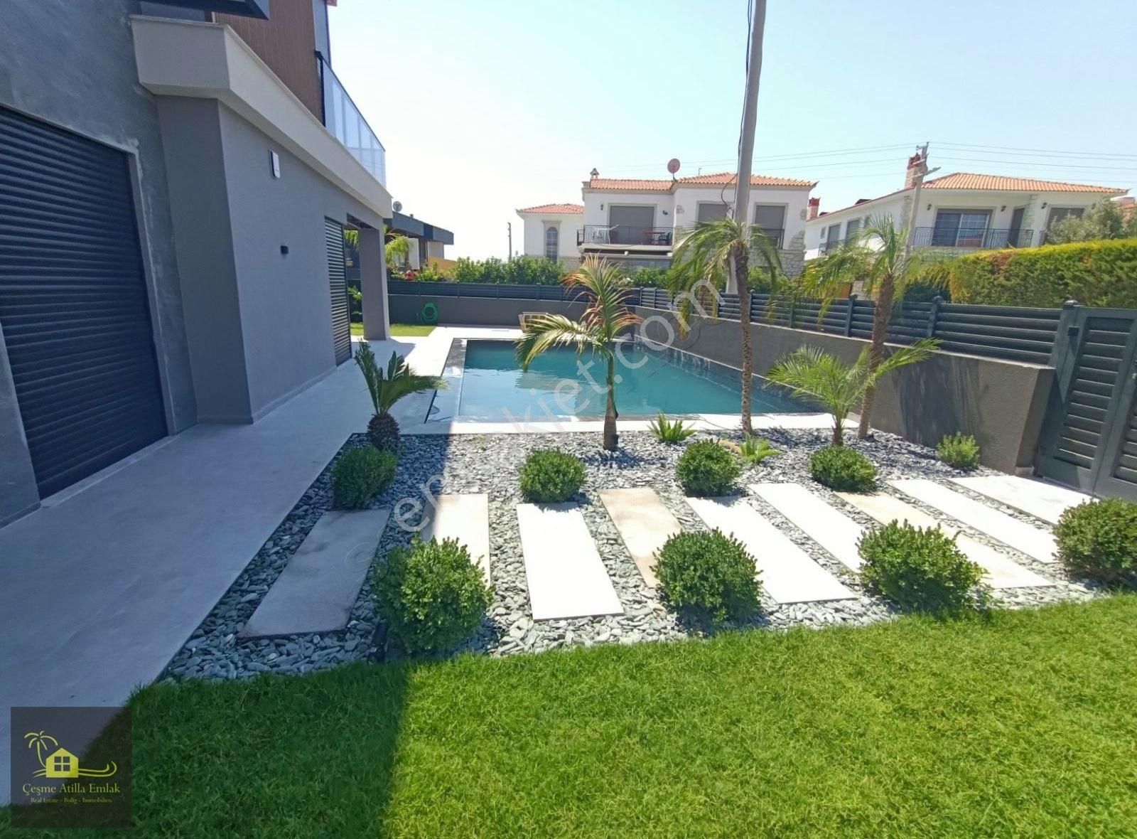 Atilla Emlak'tan Çeşme Şifne'de Köşe Konumlu Ulta Lüx Villa - Görsel 30