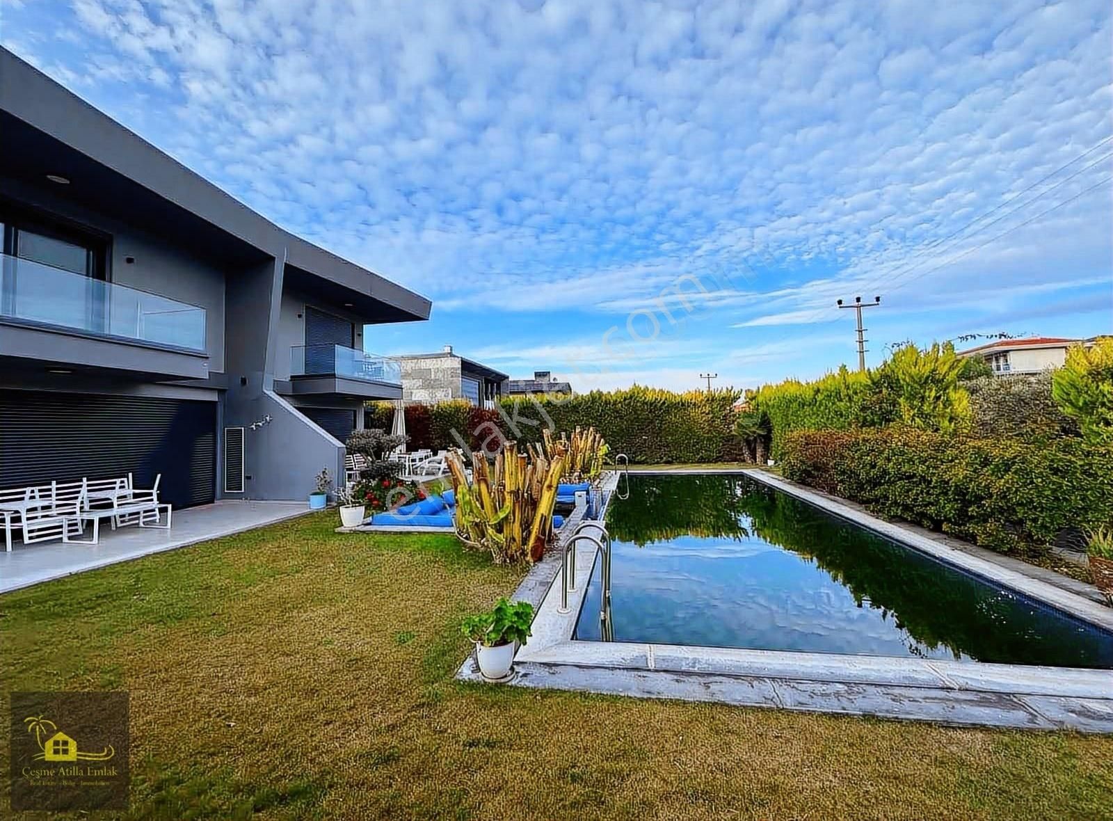 Çeşme Dalyan'da Satılık 2 Adet 4+1 Ultra Lüx Villa Tek Ev Fiyatı - Görsel 7