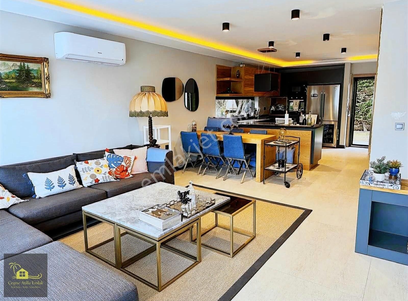 Çeşme Dalyan'da Satılık 2 Adet 4+1 Ultra Lüx Villa Tek Ev Fiyatı - Görsel 24