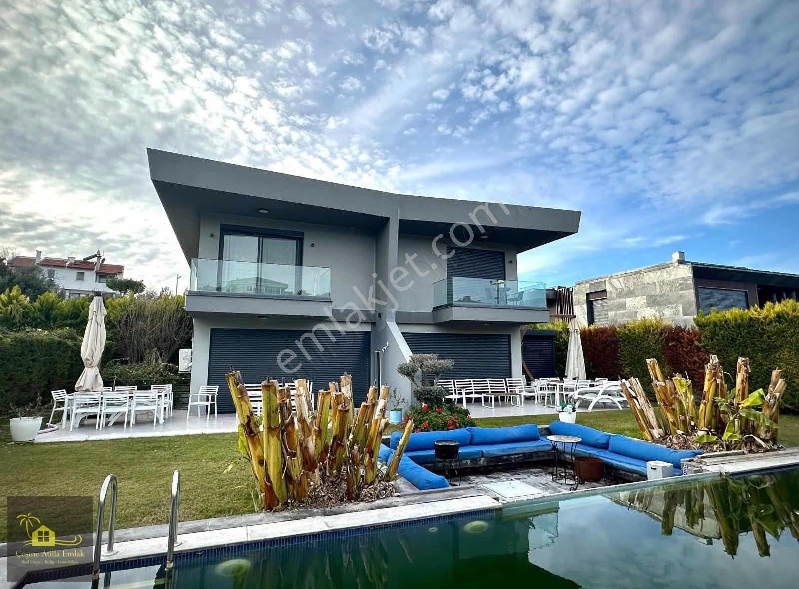 Çeşme Dalyan'da Satılık 2 Adet 4+1 Ultra Lüx Villa Tek Ev Fiyatı - Görsel 12