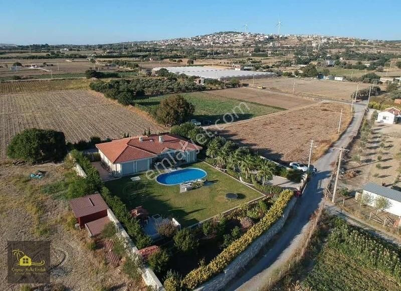 Çeşme'de Satılık 4700m2 Arsa İçerisinde Tek Katlı Müstakil Villa - Görsel 5