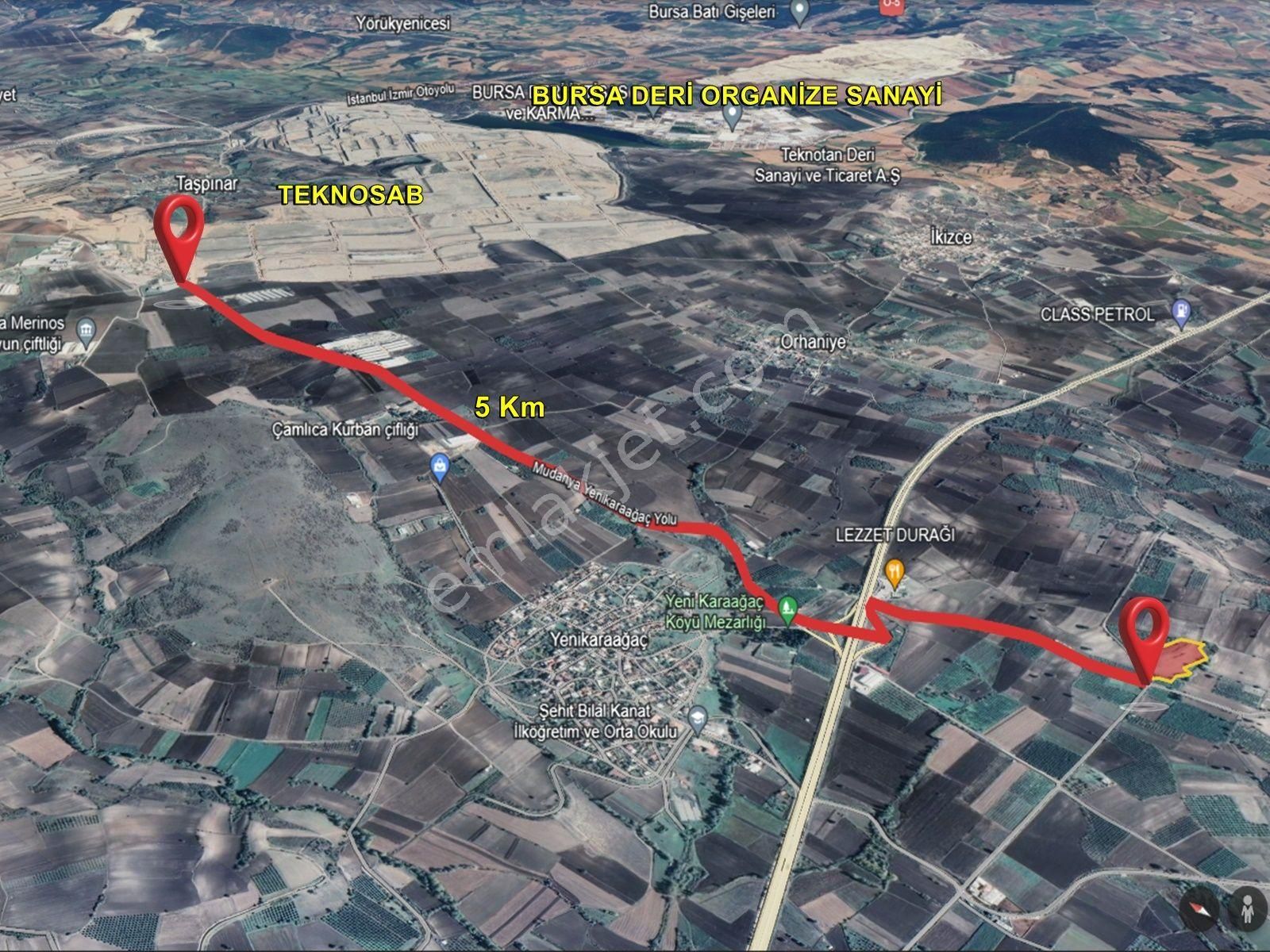 Karacabey Eskikaraağaçda Yola Cephe Göl Manzaralı 'fırsat' Tarla - Görsel 9