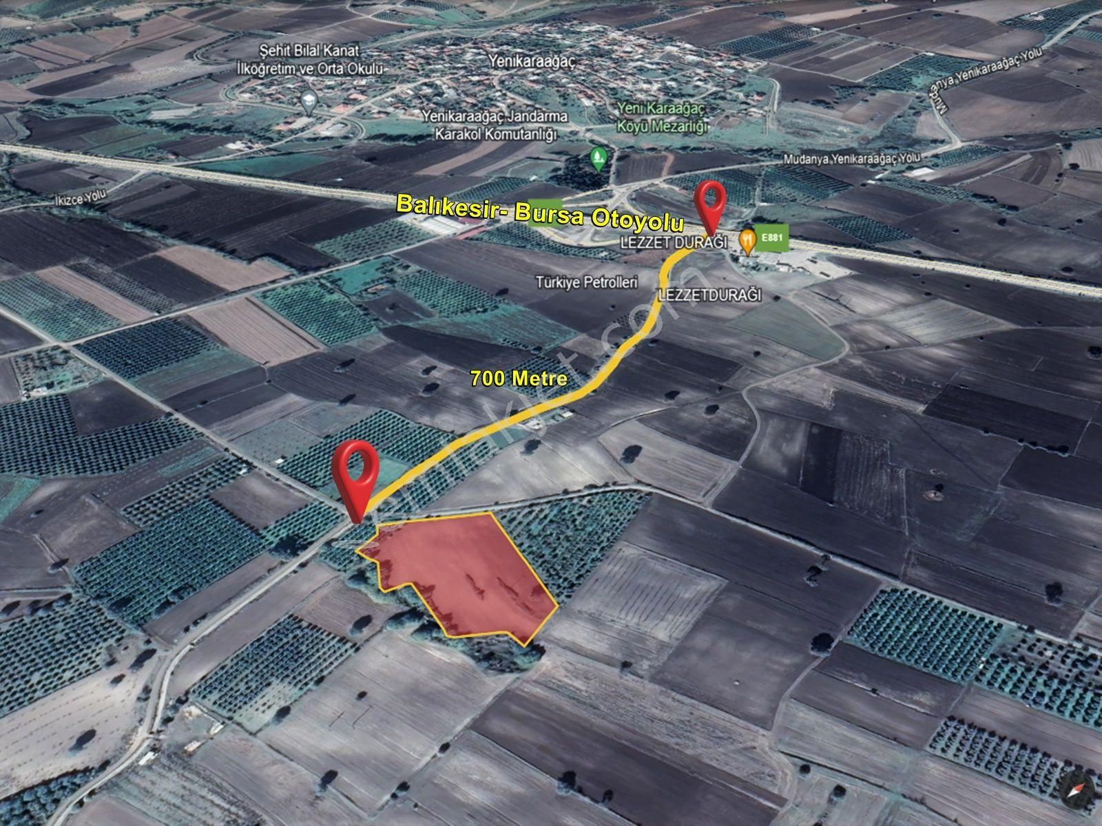 Karacabey Eskikaraağaçda Yola Cephe Göl Manzaralı 'fırsat' Tarla - Görsel 11