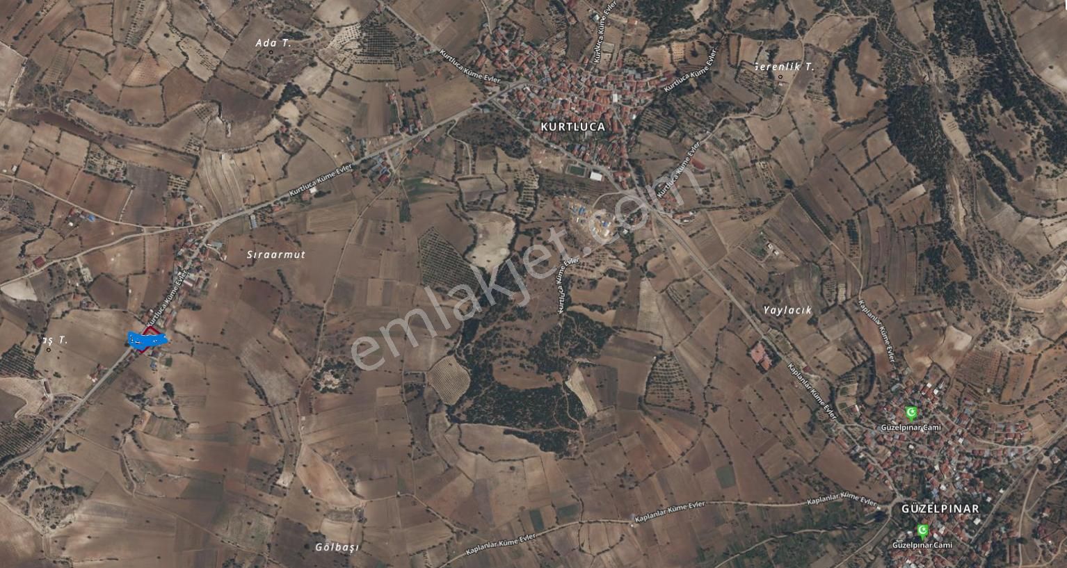 Ayşah Gayrimenkulden Denizli Pamukkale Kurtluca Mahallesinde Satılık Uygun Fiyata Arsa - Görsel 5