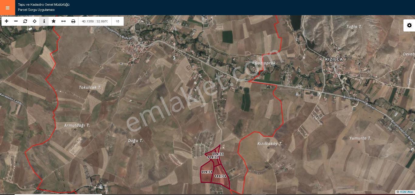 İmar Emlak2'den Yola 1 Parsel İçeride Elektrik Yanında 4840m2 Satılık Tarla - Görsel 2
