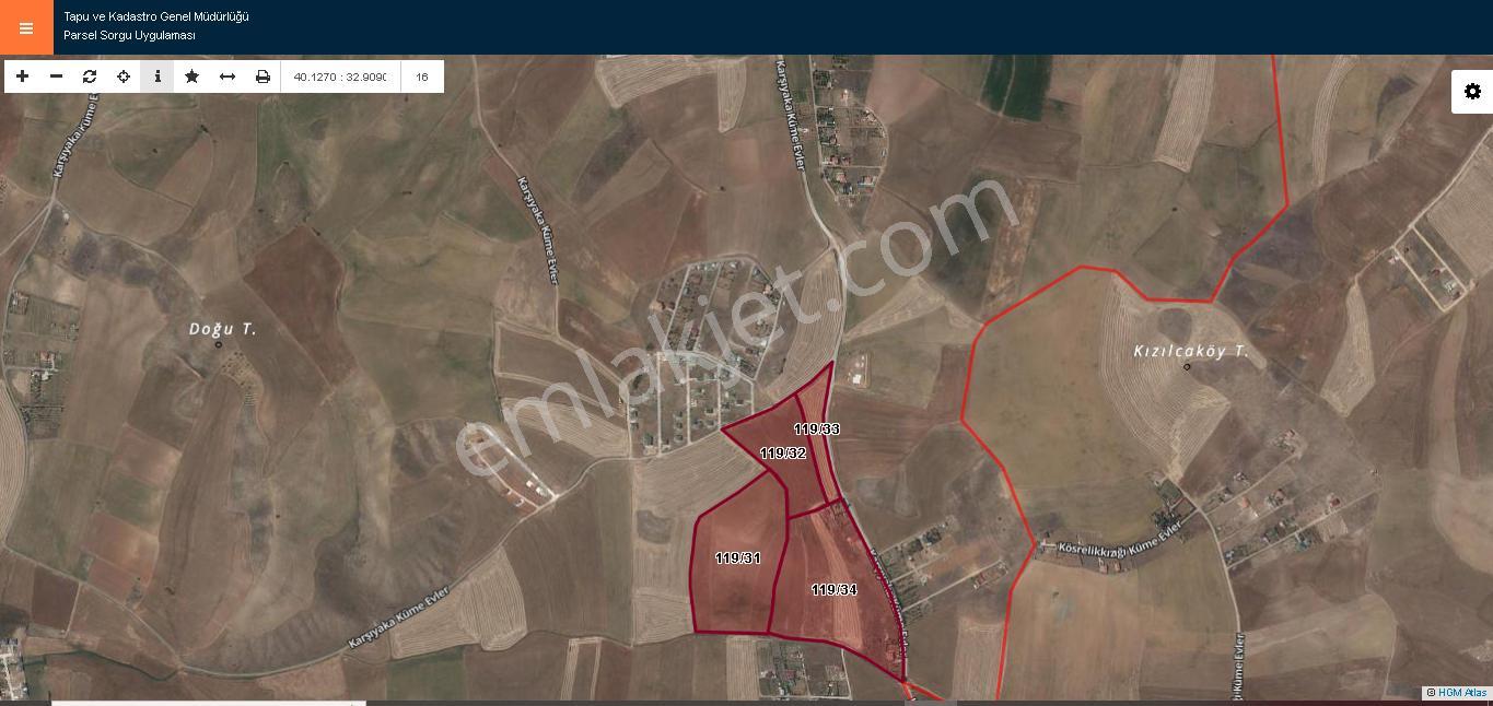 İmar Emlak2'den Yola 1 Parsel İçeride Elektrik Yanında 4840m2 Satılık Tarla