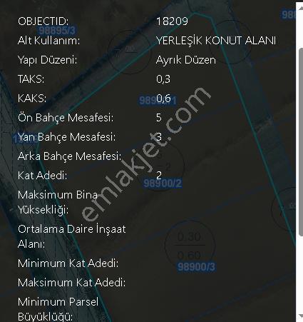 İmar Emlak2'den 0,60emsal 1000m2 Süper Lokasyonda Villa Parsel - Görsel 4