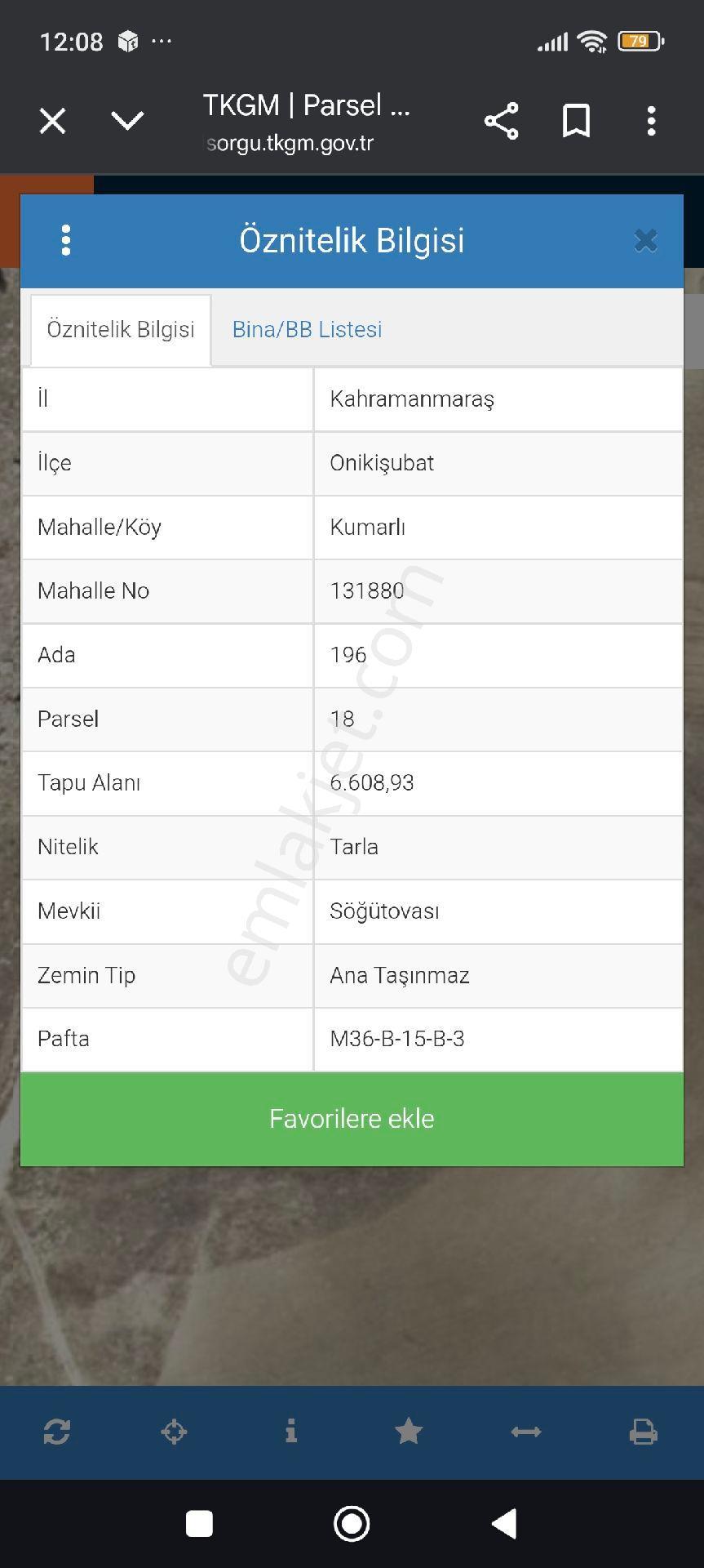 Tok Emlaktan Oniki Şubat Kumarlı Mahallesi Söğütova Mevkinde Satılık Arazi - Görsel 2