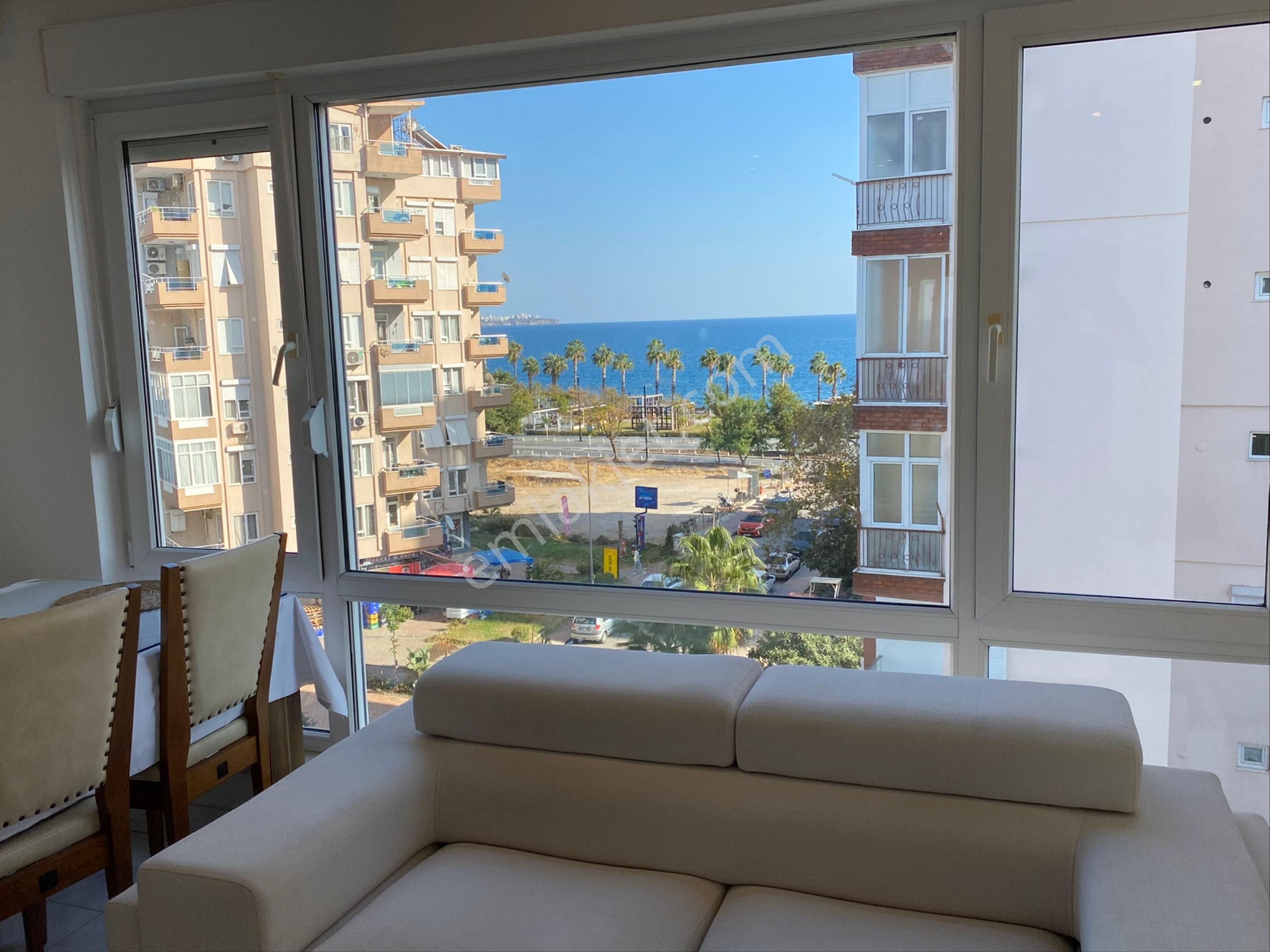 Antalya Konyaaltı Full Deniz Manzaralı İçi Yeni Eşyalı Ebeveyn Banyo İster Uzun İster Kısa Dönem - Görsel 2