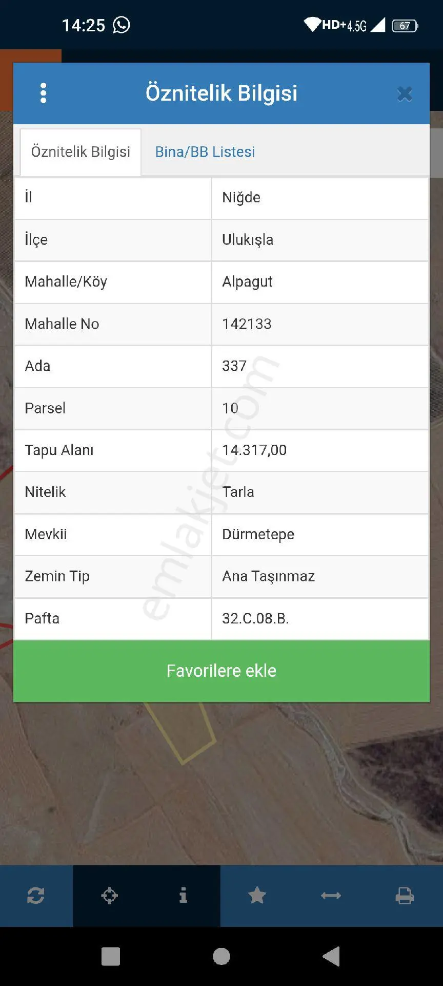 Niğde Ulukışla Alpağut Tek Tapu Tarla - Görsel 5