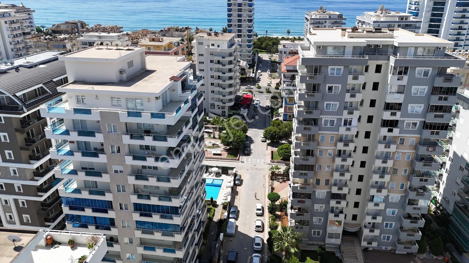 Alanya Da Residence Kompleksinde Satılık Luks 1+1 Daire Denize 200 Metre