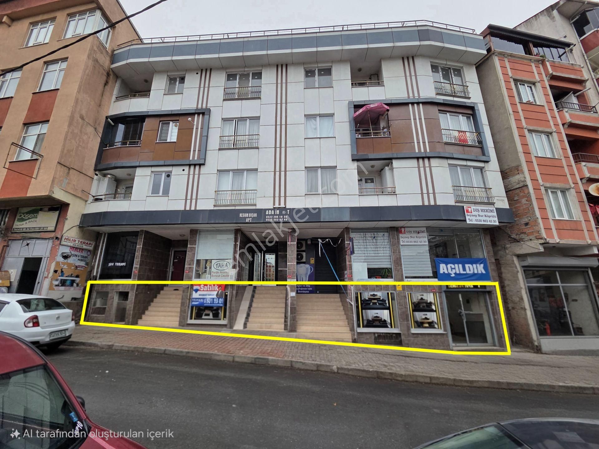 Gazıosmanpaşa Merkez Mah. Satılık Depolu Dükkan 311 M2