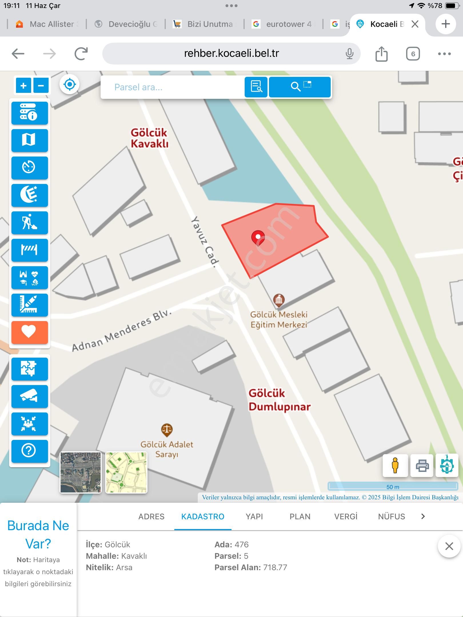 Yavuz Caddesinde Ticari Arsa Hissesi - Görsel 9