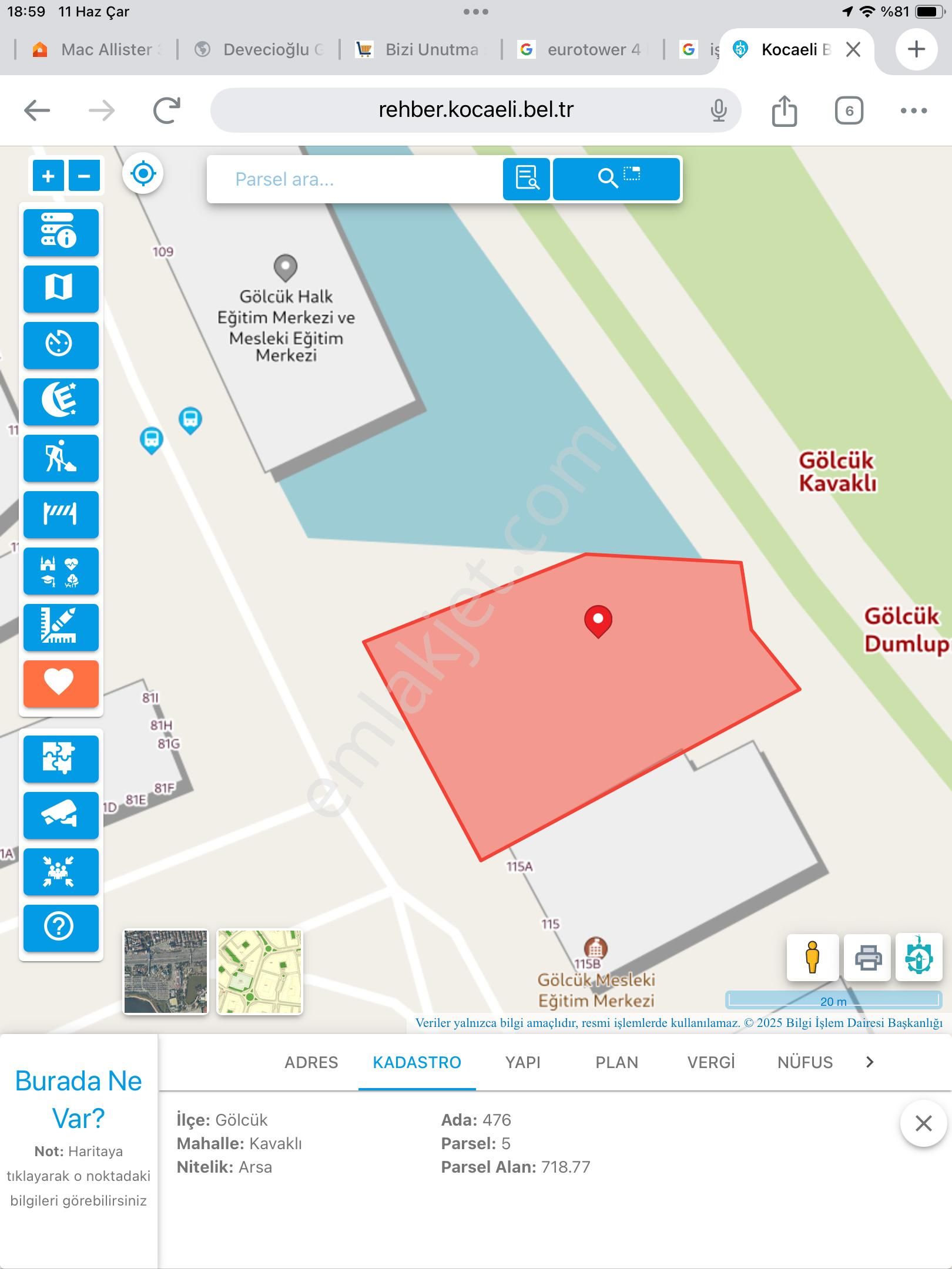 Yavuz Caddesinde Ticari Arsa Hissesi - Görsel 7