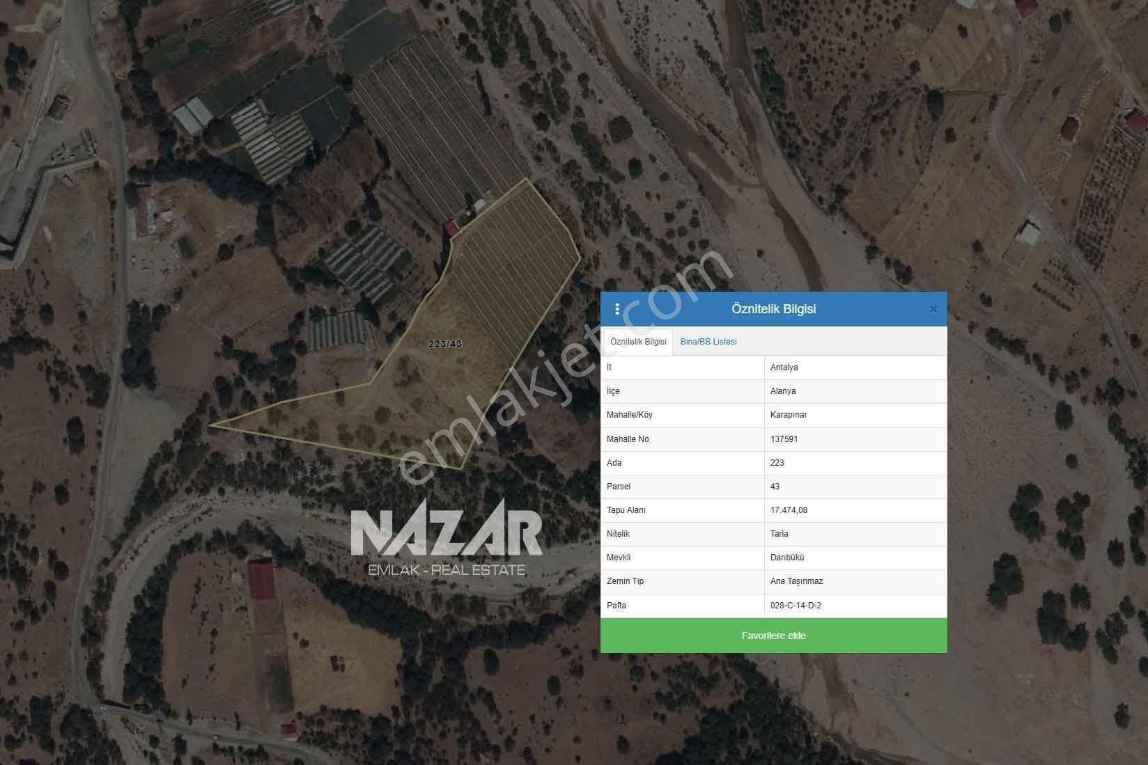 Alanya Karapınar’da 17.474 M² Satılık Tarla - Görsel 14