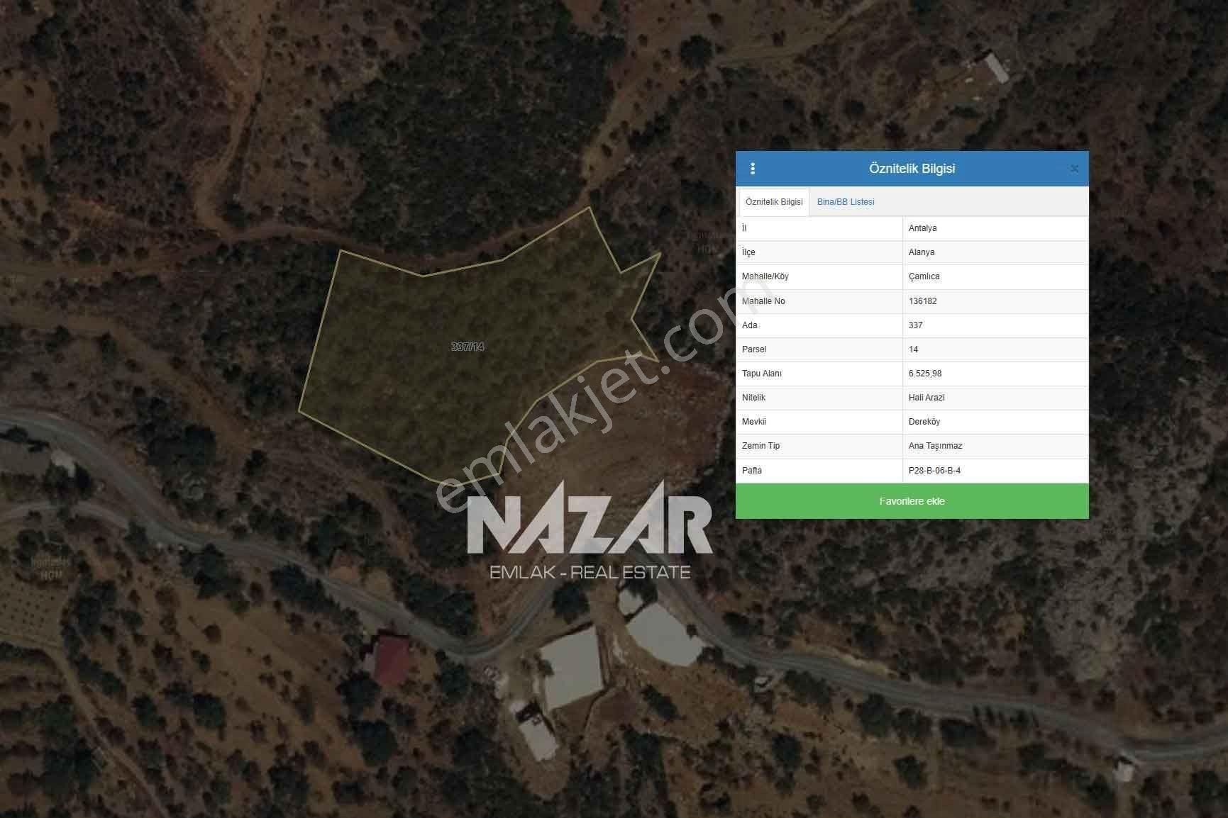 Alanya Çamlıca'da 6.526 M² Satılık Tarla - Görsel 17