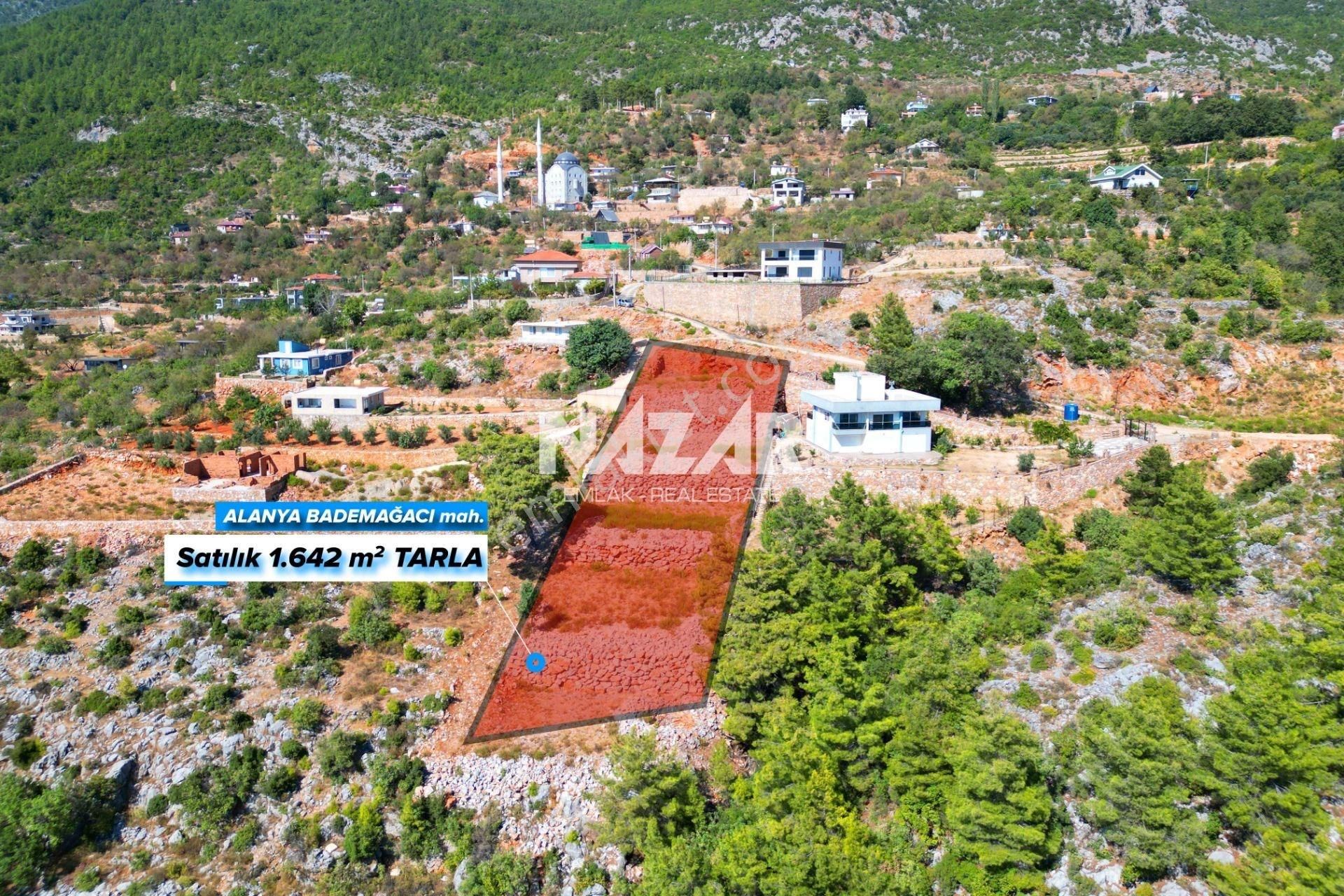Alanya Bademağacı’nda Satılık 1.642 M² Deniz Manzaralı Tarla - Görsel 3