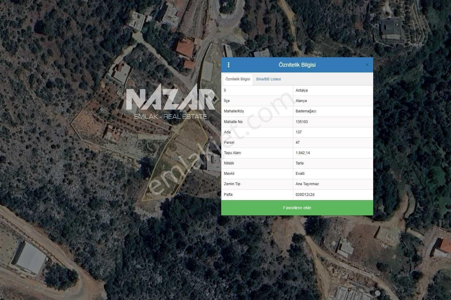 Alanya Bademağacı’nda Satılık 1.642 M² Deniz Manzaralı Tarla - Görsel 18