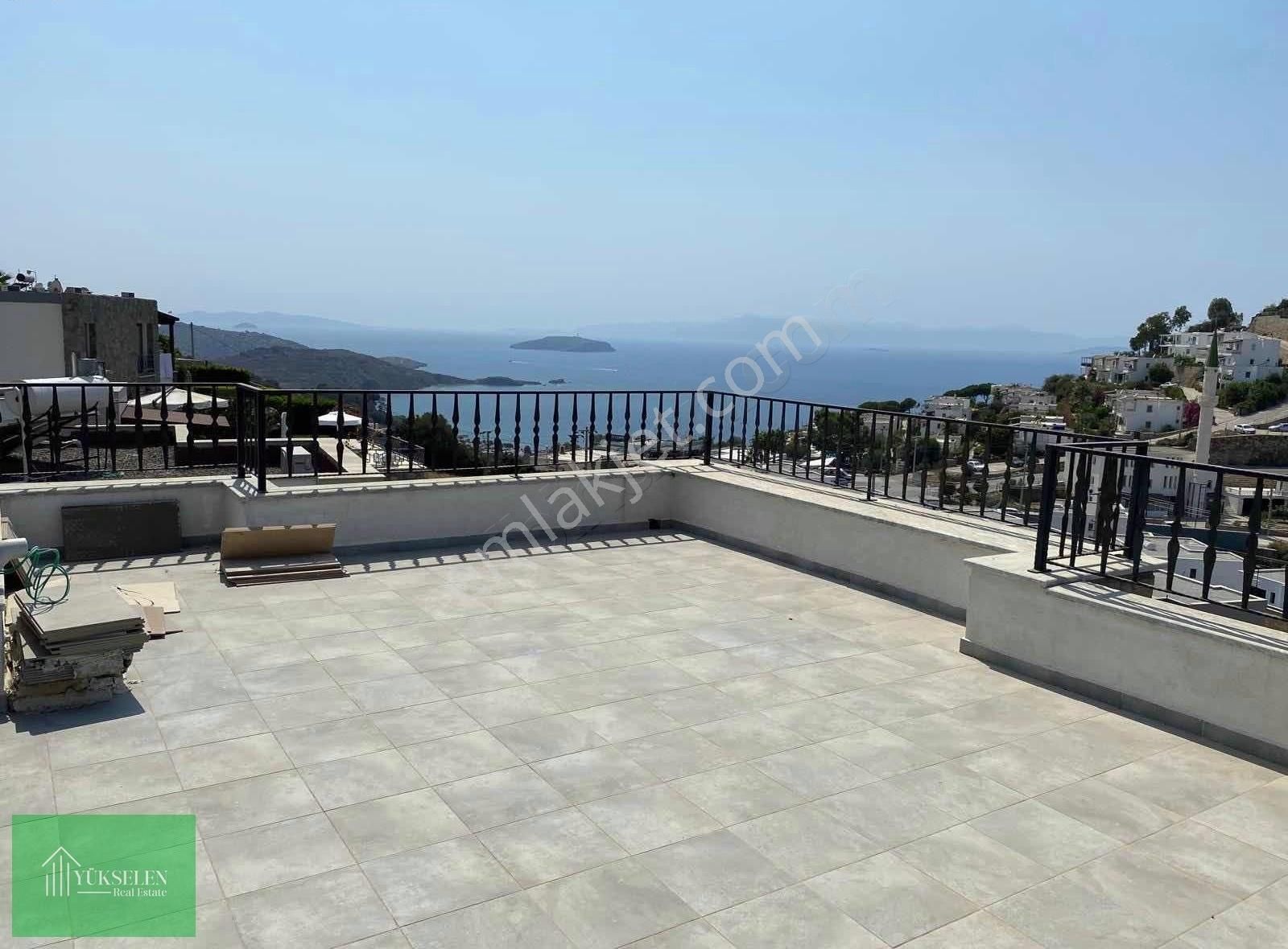 Gümüşlük Koyunbabada Deniz Manzaralı Taş Villa - Görsel 2