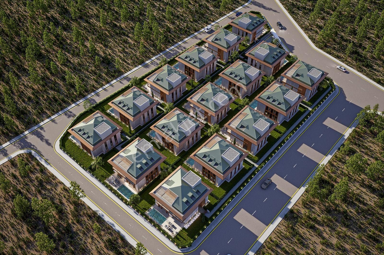 Güzelce'de Güvenli Site İçerisinde Müstakil Havuzlu Lüks Villa - Görsel 32