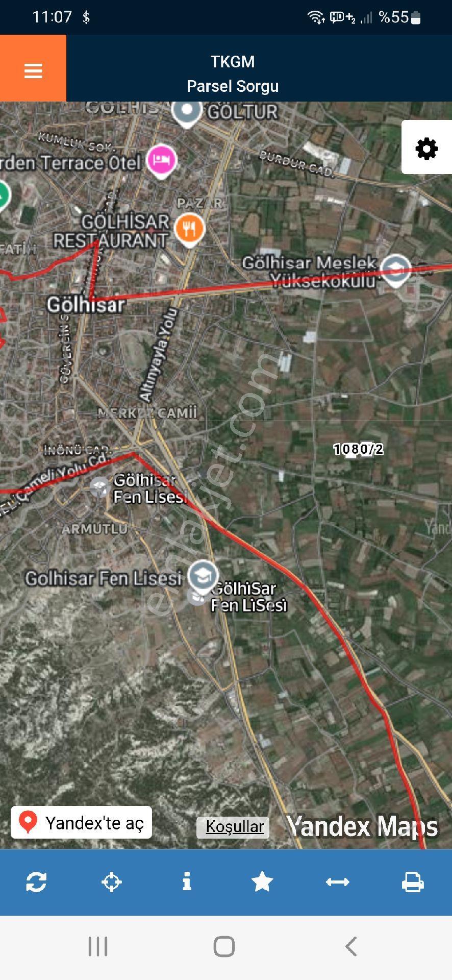 Burdur Gölhisar Armutlu'da Satılık