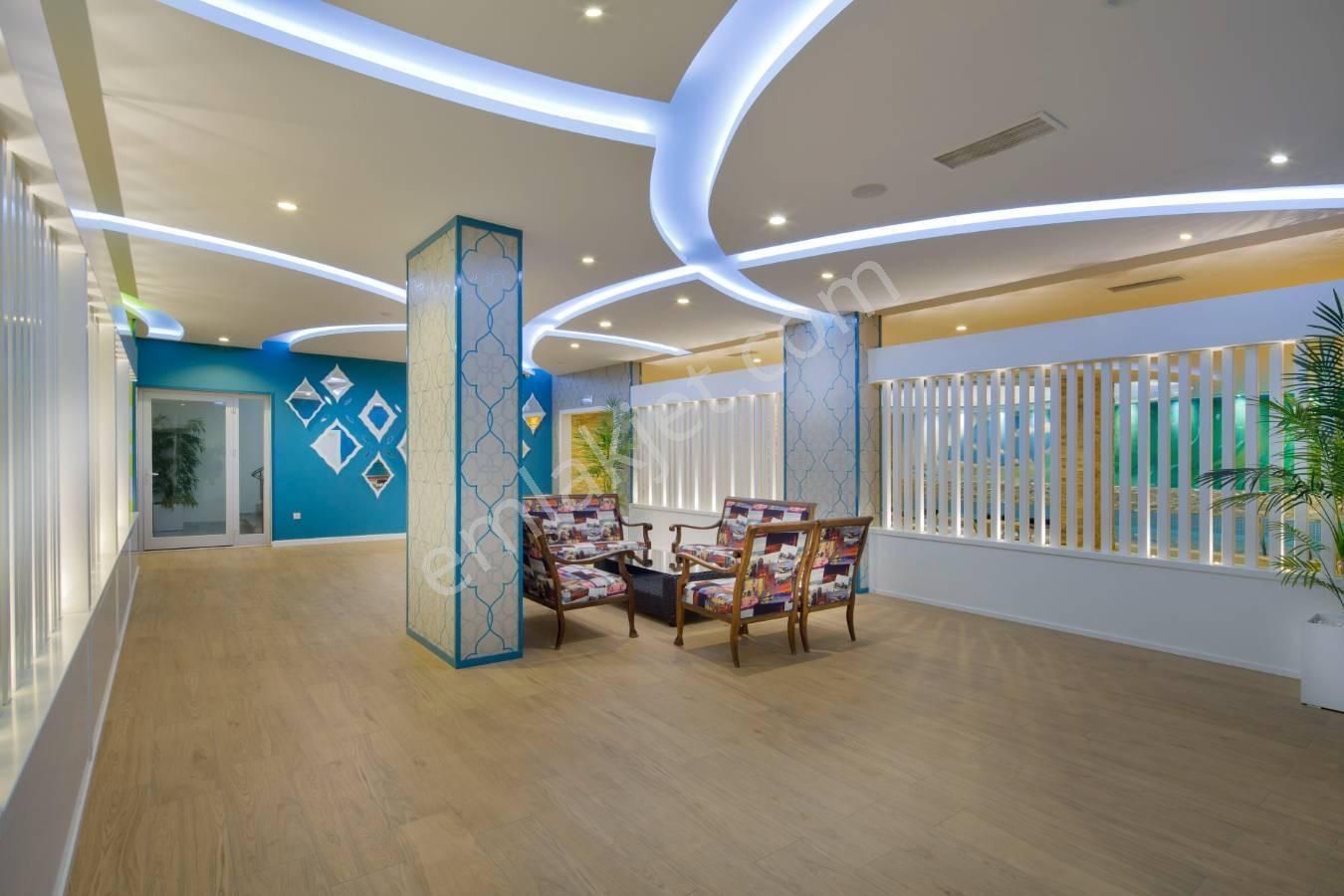 Alanya Saray Mh Aktiviteli Sitede Eşyalı 1+1 Kiralık Daire - Görsel 19
